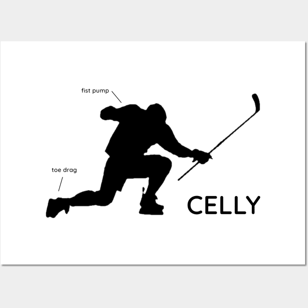 Hockey Terms - CELLY Wall Art by INLE Designs